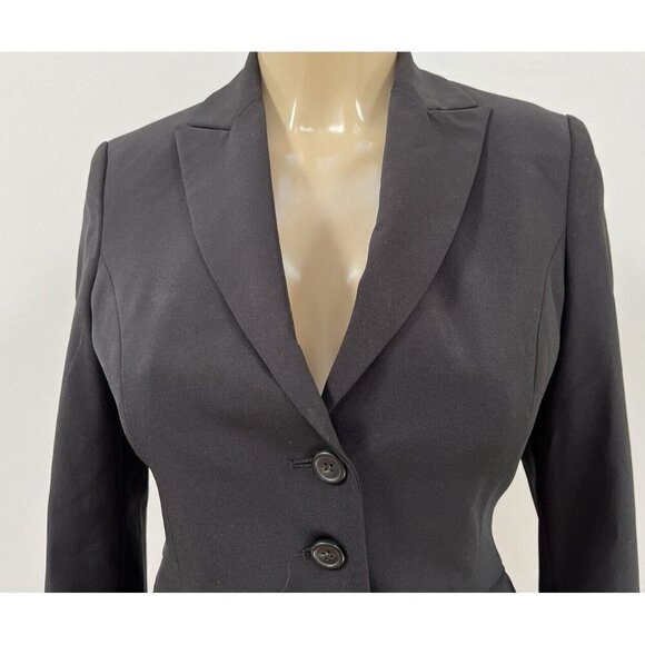Sisley black fitted blazer lined size 38 - Picture 3 of 5